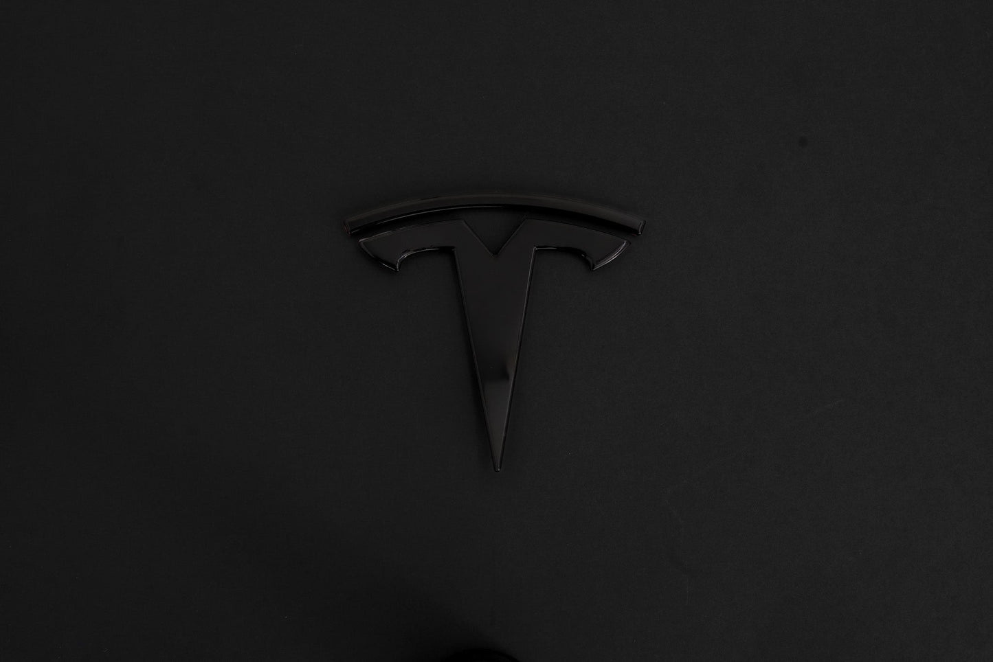 TESLA Metal Gloss and Matte OEM Emblems Logo for Model 3 & Model Y Hood + Trunk in Gold, Red, Gloss and Matte Black