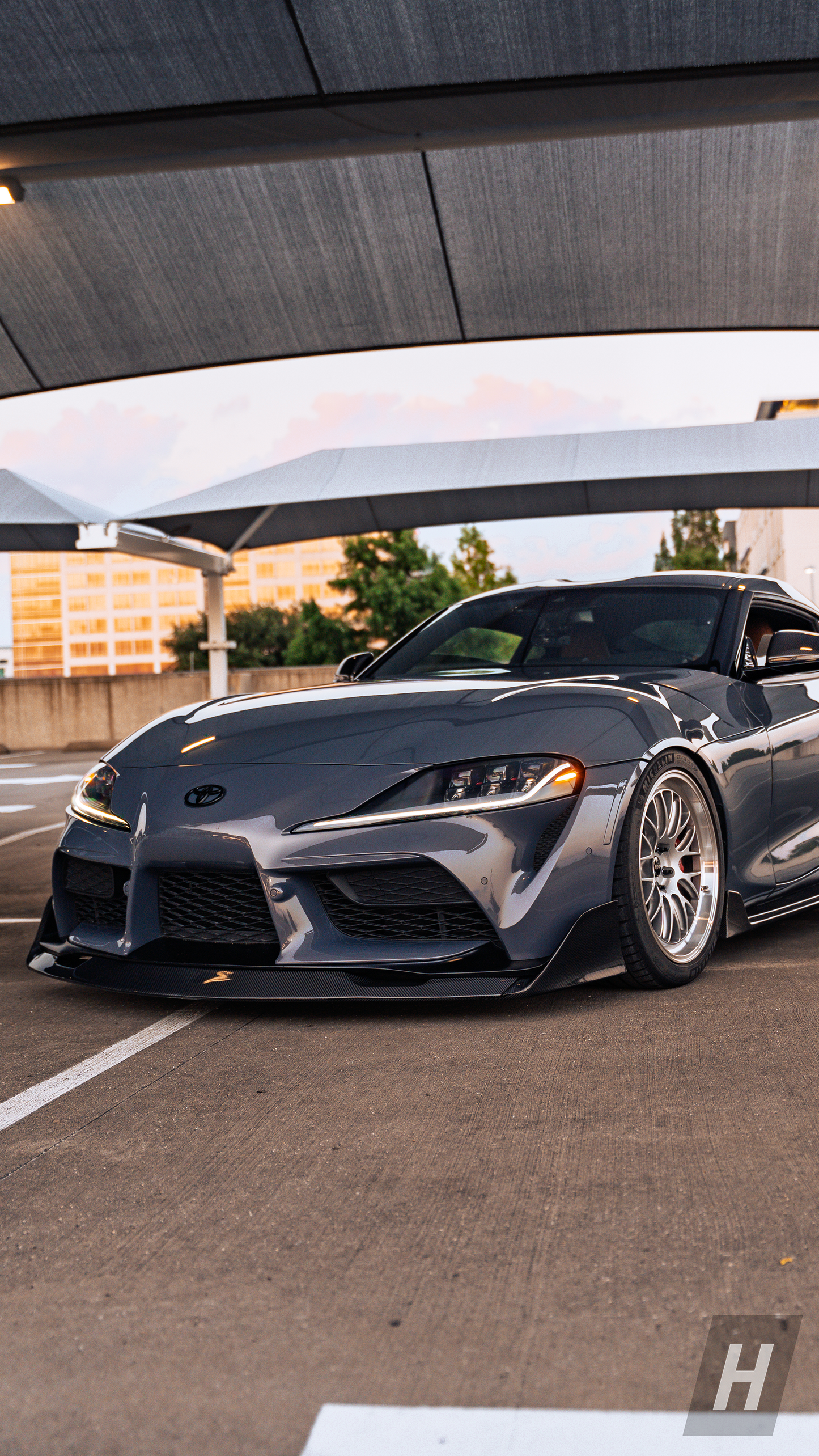 AG Style Carbon Fiber Front Lip - A90 Supra
