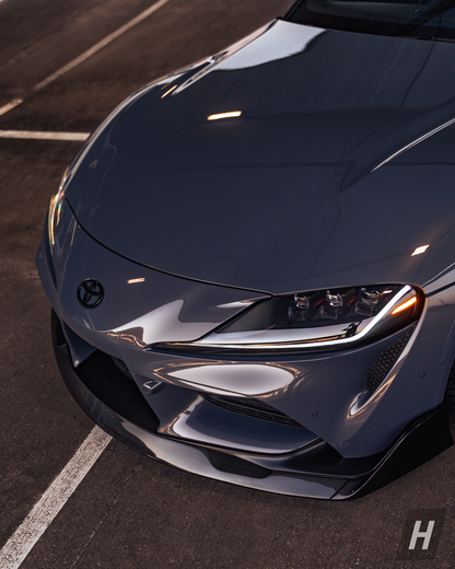 AG Style Carbon Fiber Front Lip - A90 Supra