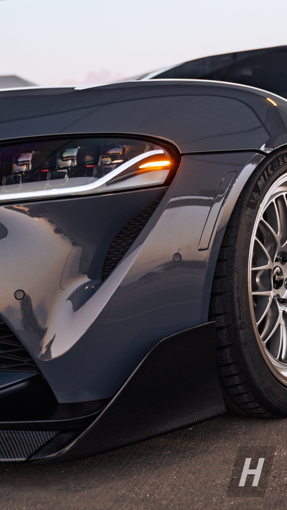 AG Style Carbon Fiber Front Lip - A90 Supra