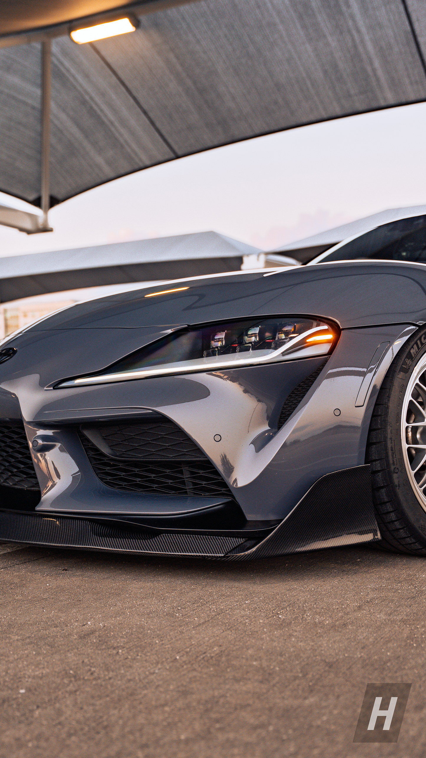 AG Style Carbon Fiber Front Lip - A90 Supra