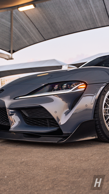 AG Style Carbon Fiber Front Lip - A90 Supra