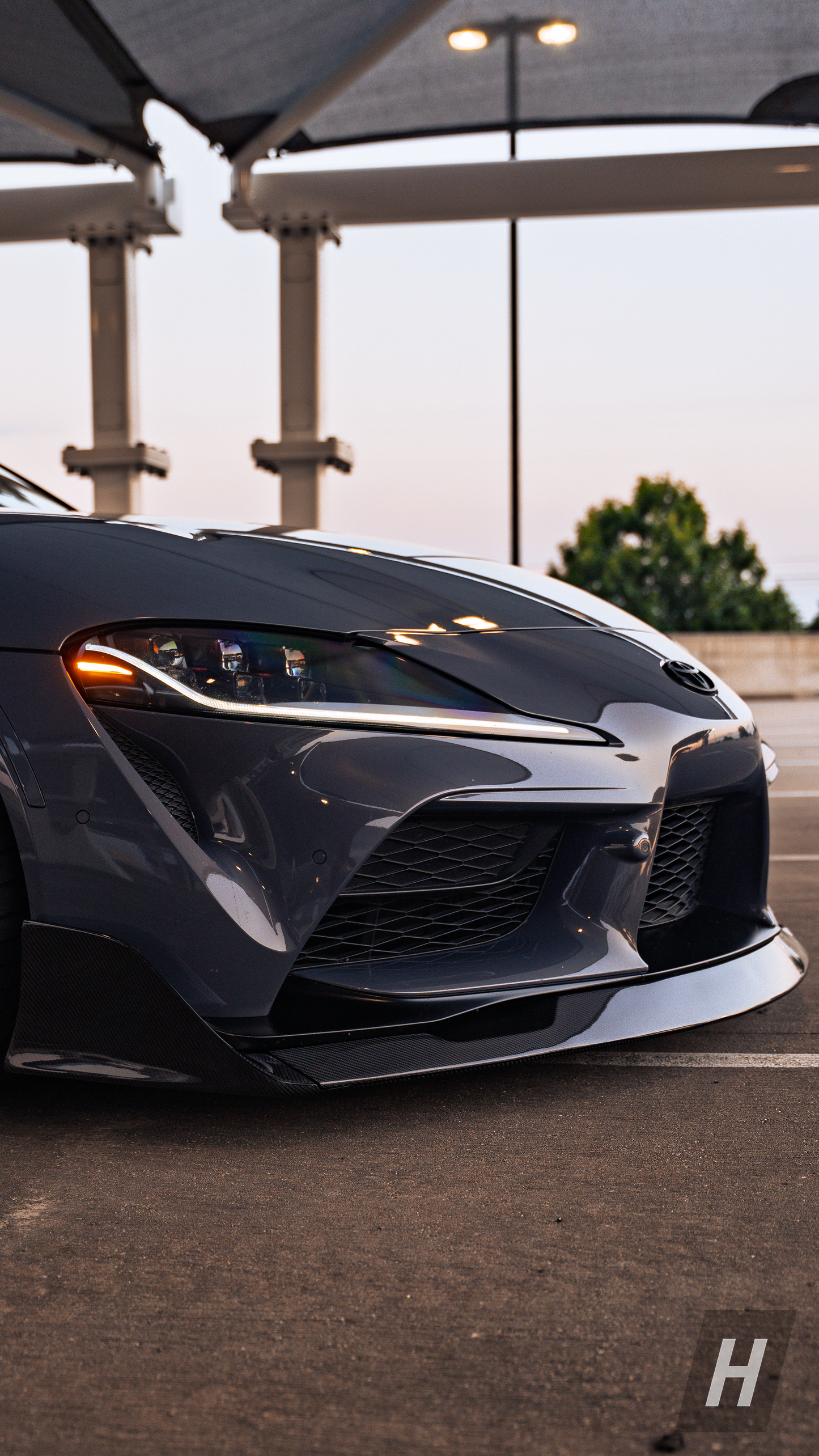 AG Style Carbon Fiber Front Lip - A90 Supra