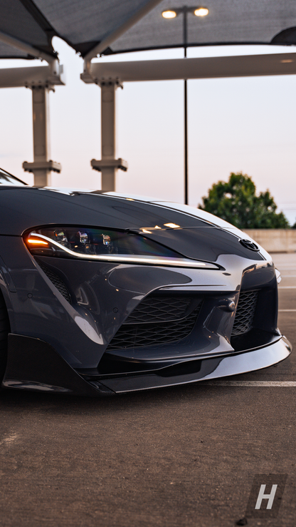 AG Style Carbon Fiber Front Lip - A90 Supra