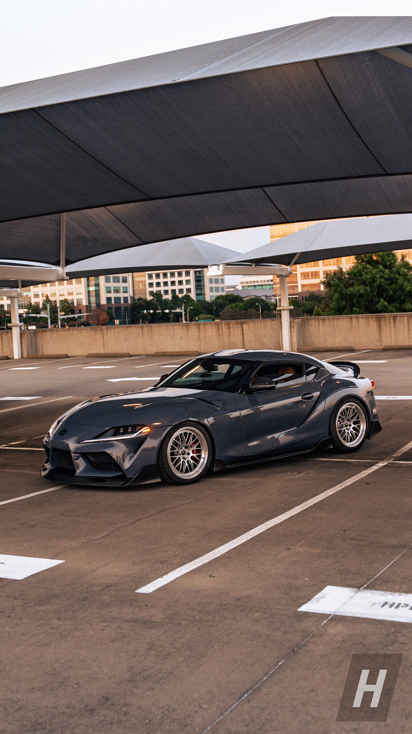 AG Style Carbon Fiber Front Lip - A90 Supra
