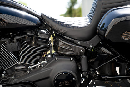 Carbon Fiber Side Covers - M8 Softails Models