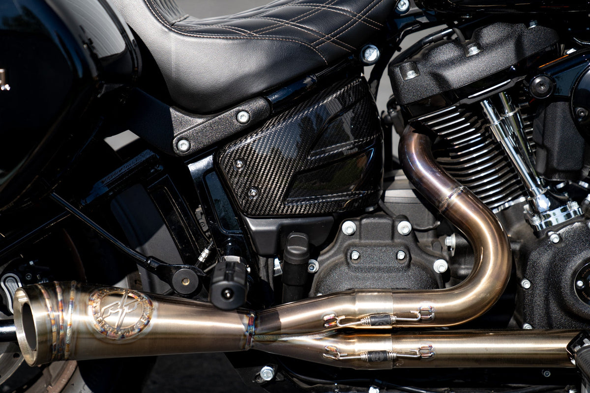 Carbon Fiber Side Covers - M8 Softails Models