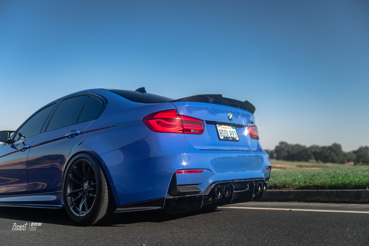 PSM Style (V2) Carbon Fiber Trunk Lip Spoiler - F80 M3 | F30 3-Series