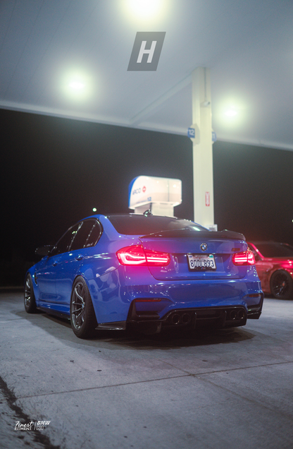 PSM Style (V2) Carbon Fiber Trunk Lip Spoiler - F80 M3 | F30 3-Series