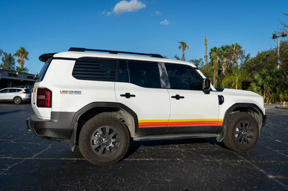 American Flag Rear Window Overlays - 2024+ Land Cruiser
