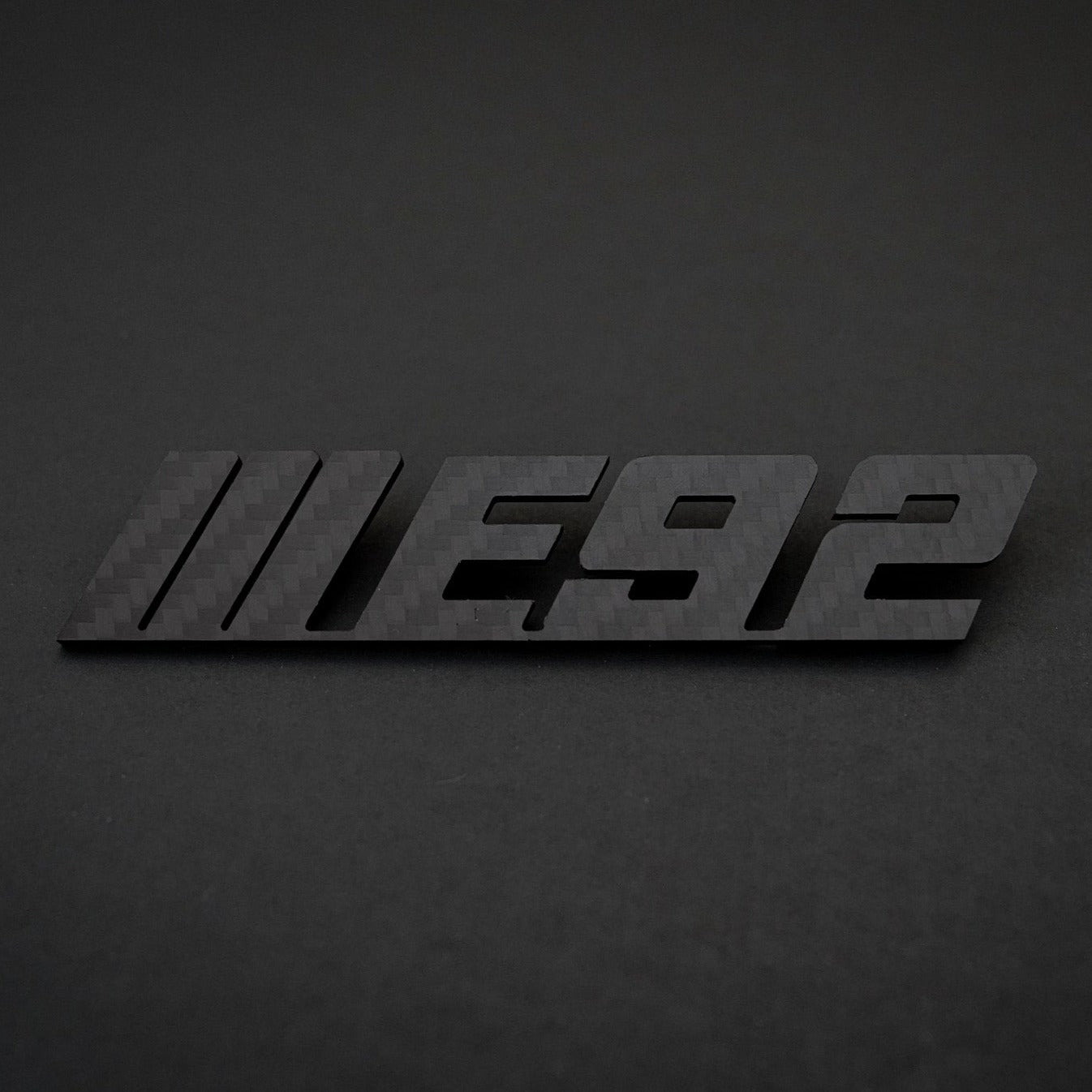 BMW Carbon Fiber E92 Emblem Gloss & Matte