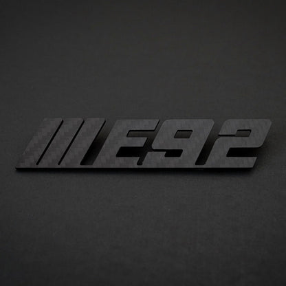 BMW Carbon Fiber E92 Emblem Gloss & Matte