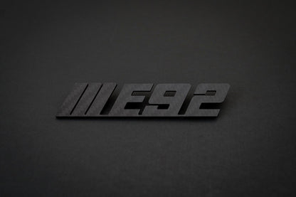 BMW Carbon Fiber F30 Emblem Gloss & Matte