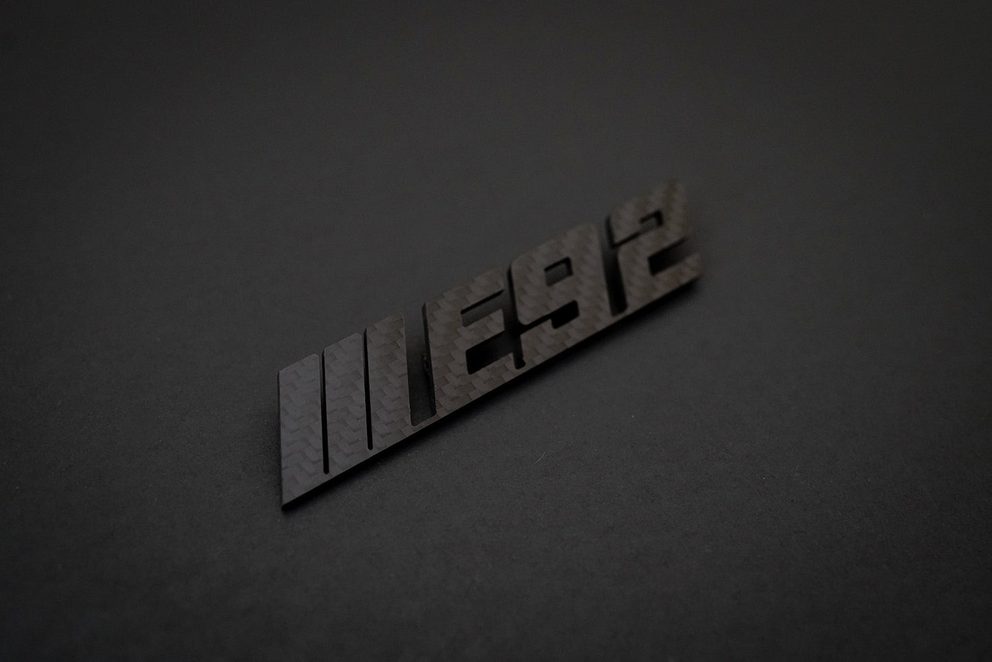BMW Carbon Fiber E90 Emblem Gloss & Matte