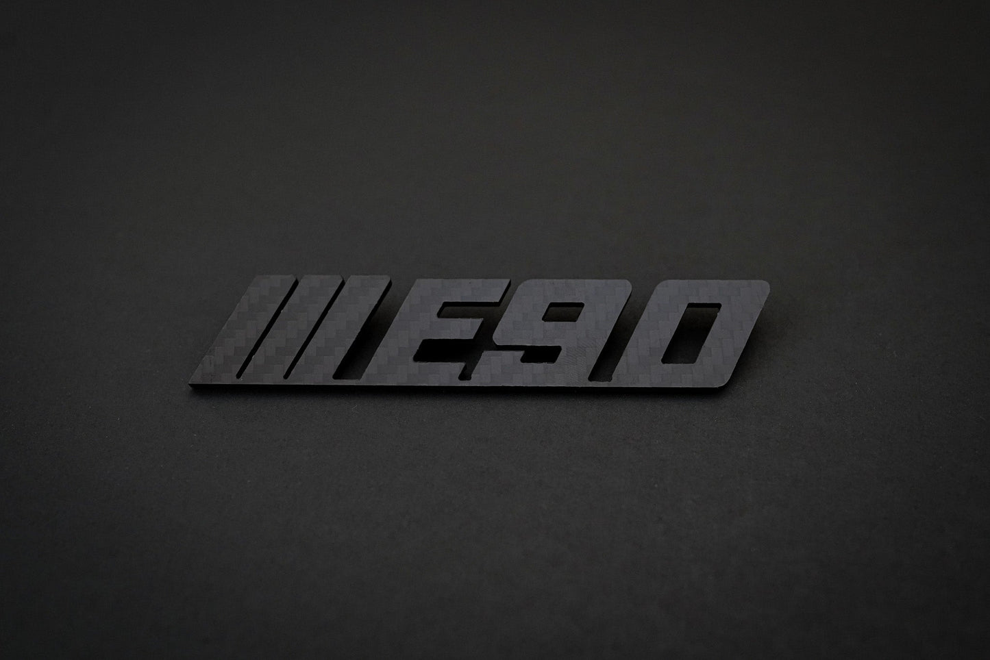 BMW Carbon Fiber F30 Emblem Gloss & Matte