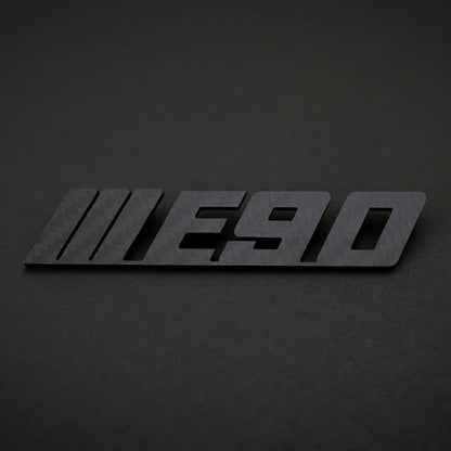 BMW Carbon Fiber E90 Emblem Gloss & Matte