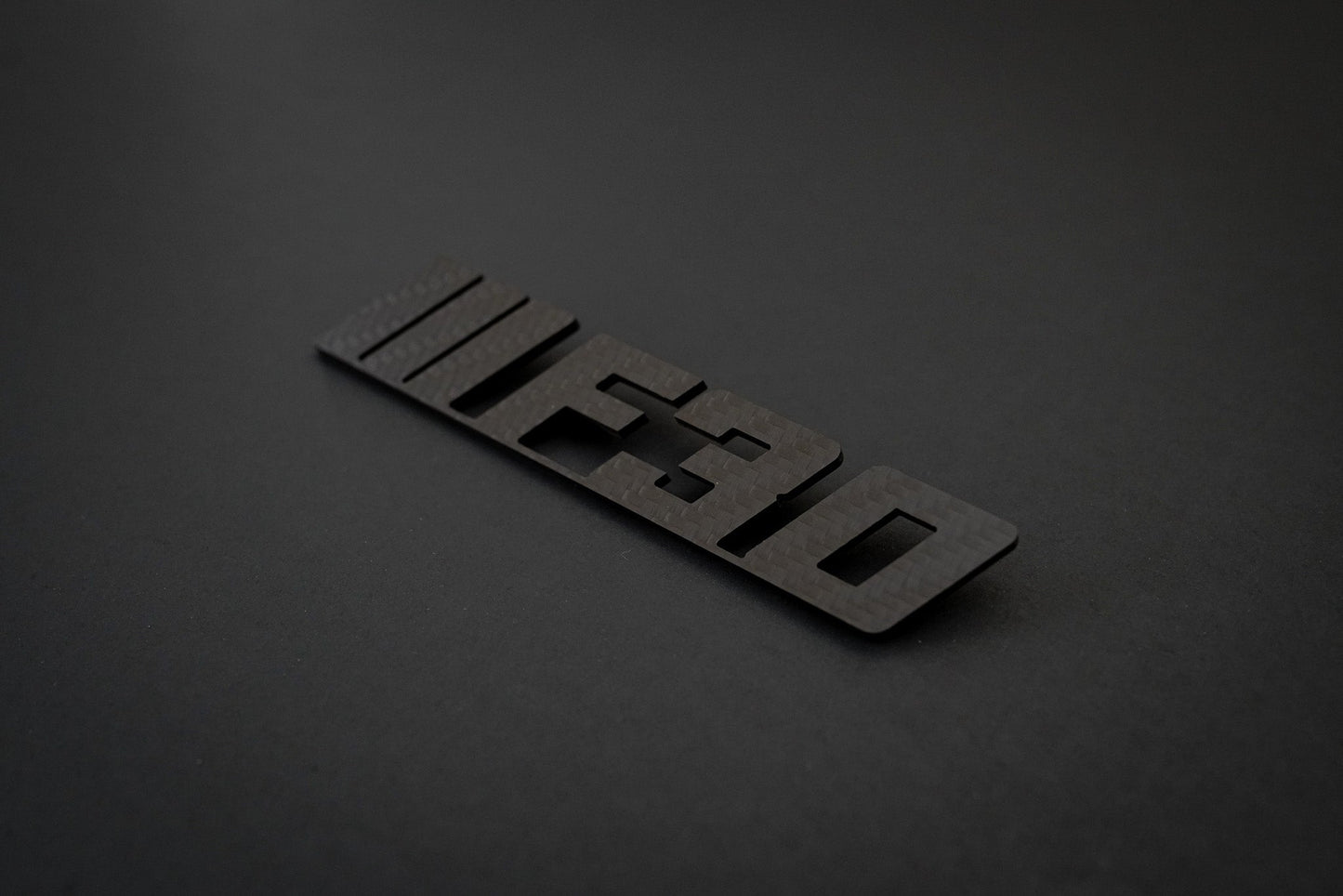 BMW Carbon Fiber F30 Emblem Gloss & Matte