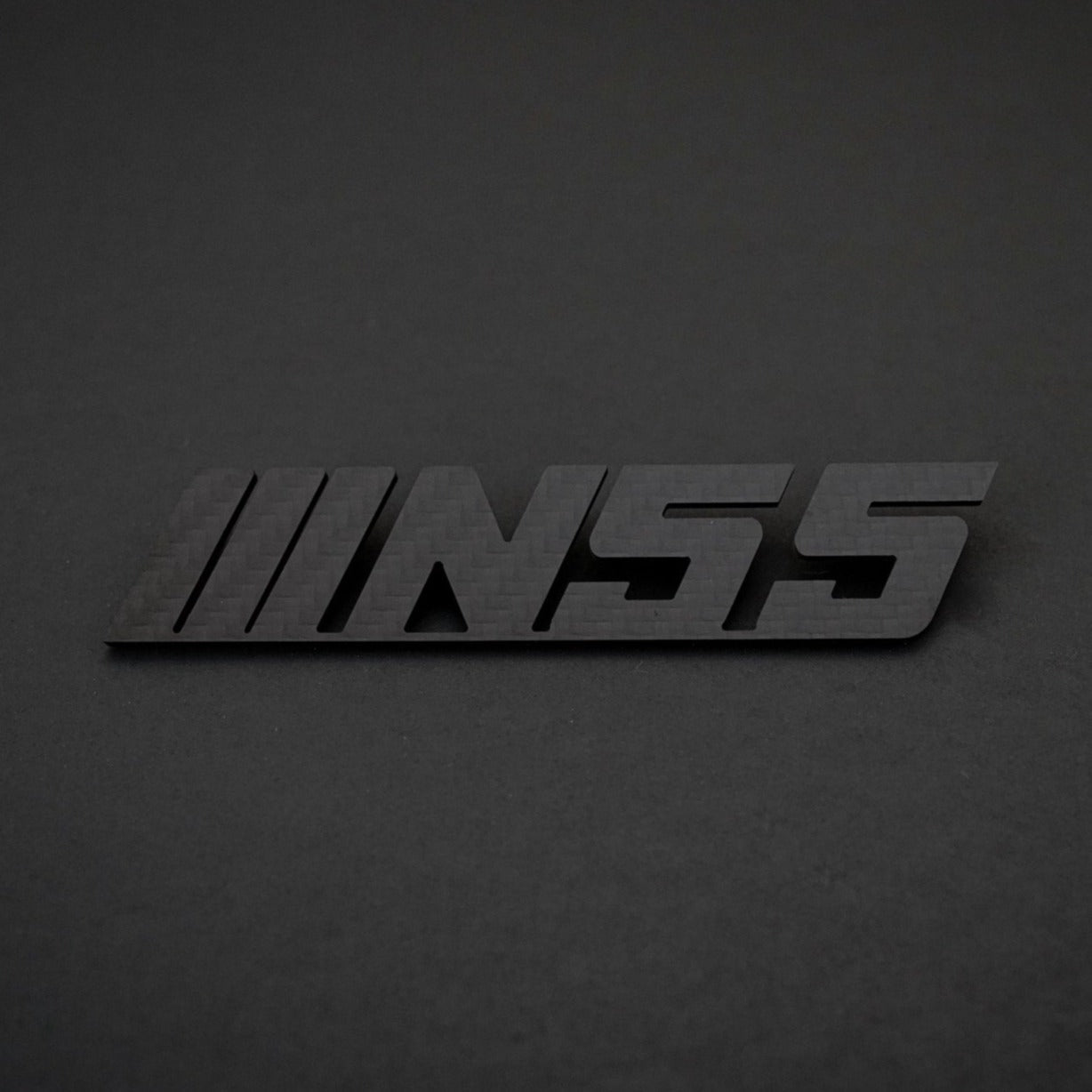 BMW Carbon Fiber N55 Emblem Gloss & Matte