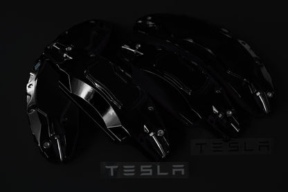 Tesla Model Y Brake Caliper Covers Aluminum Front & Rear Black 19-24 (4PCS)