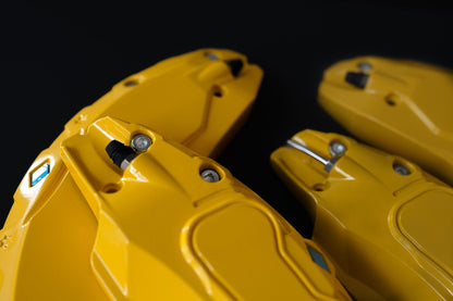 Tesla Model X Brake Caliper Covers Aluminum Front & Rear YELLOW 2018- 2022 (4PCS)