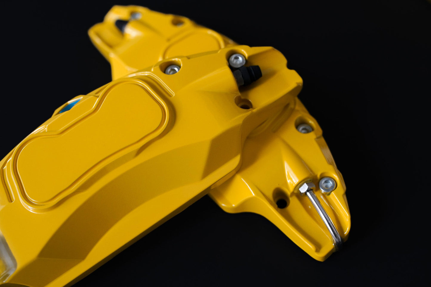 Tesla Model S Brake Caliper Covers Aluminum Front & Rear YELLOW 2018-2021 (4PCS)