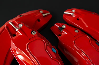 Tesla Model 3 Brake Caliper Covers Aluminum Front & Rear RED 17-23 (4PCS)