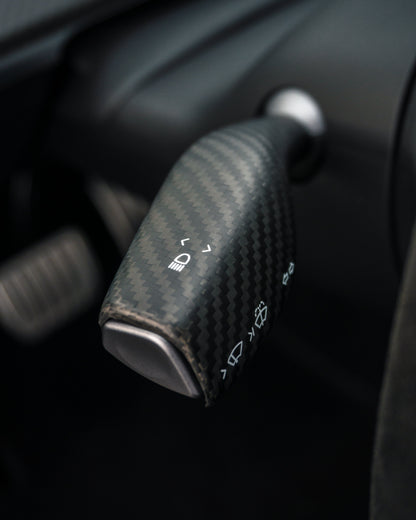 TESLA MODEL 3 & Y REAL CARBON FIBER MATTE OR GLOSS STALK COVERS