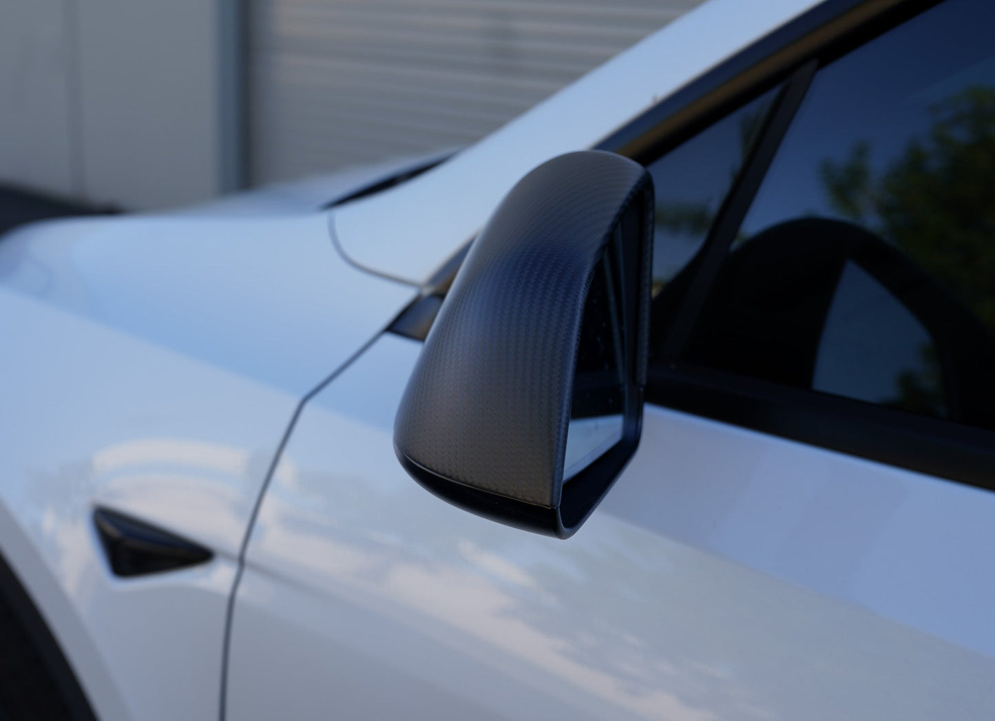 Tesla Model 3 Real Carbon Fiber Side Mirror Caps Covers Gloss & Matte CF