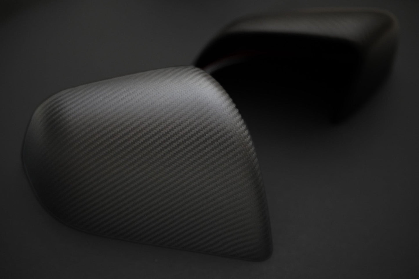 Tesla Model 3 Real Carbon Fiber Side Mirror Caps Covers Gloss & Matte CF