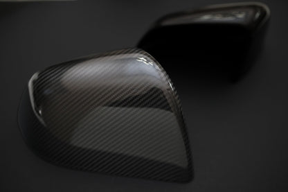 Tesla Model 3 Real Carbon Fiber Side Mirror Caps Covers Gloss & Matte CF