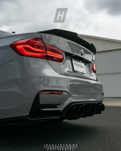 V Style 3-Piece Carbon Fiber Diffuser - F80 M3 | F82 / F83 M4