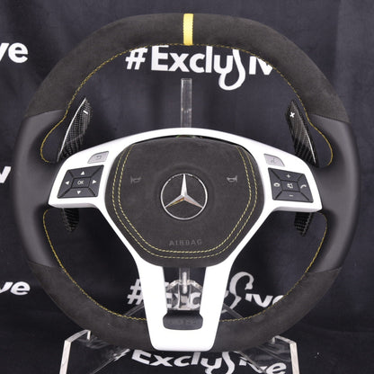 2012-2015 Mercedes Benz A / C / CLA / CLS / GLA / GLK / E / SLK / SL W204  Custom Steering Wheel by Exclusive Steering