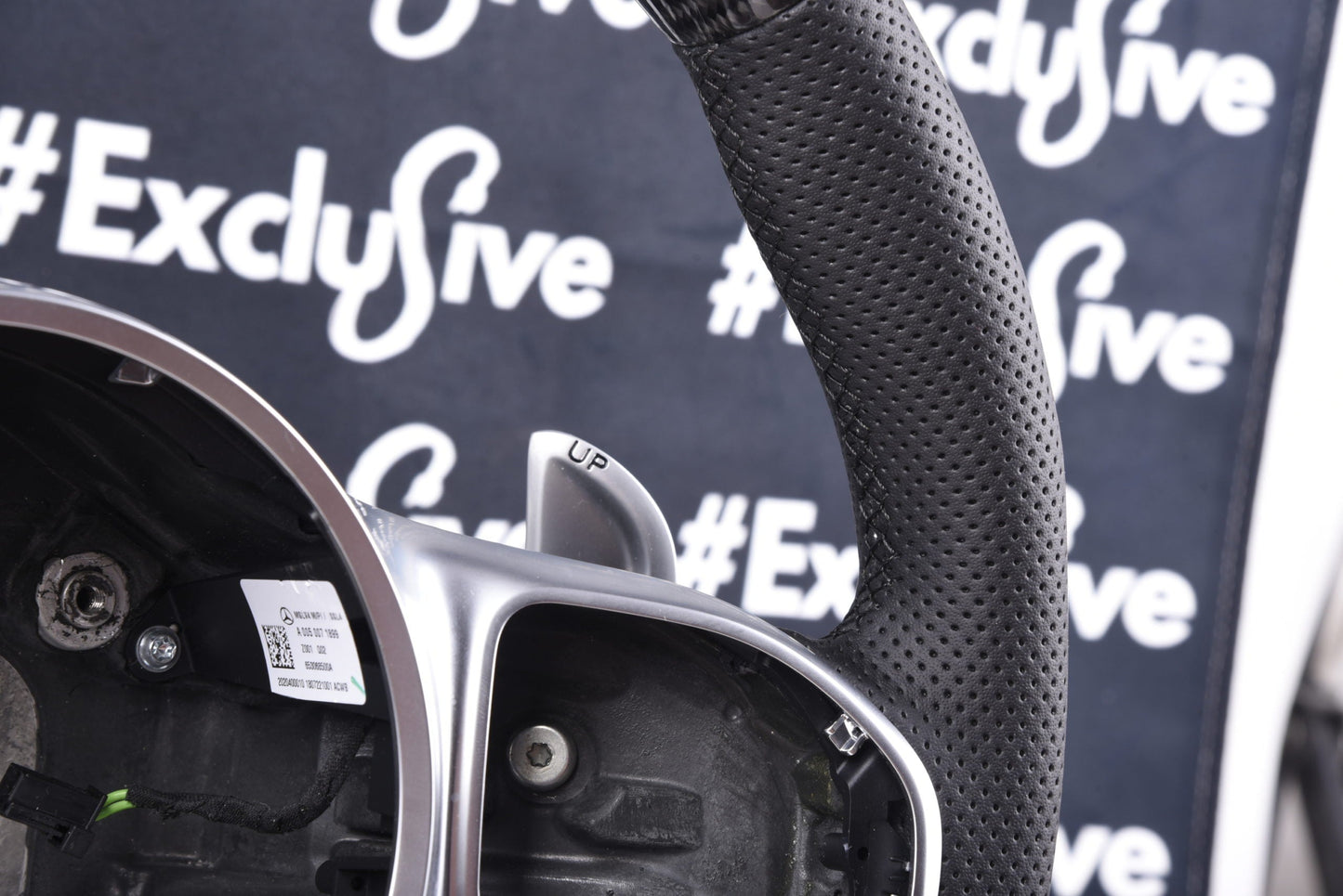 [Upgrade Conversion] Mercedes Benz 2018+ AMG Model Custom Steering Wheel by Exclusive Steering