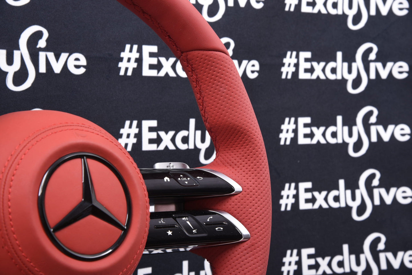[Upgrade Conversion] Mercedes Benz 2020+ AMG Models Custom Steering Wheel by Exclusive Steering