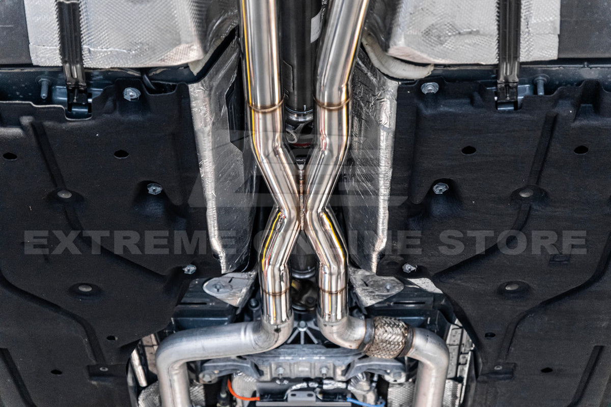 2015-Present Ford Mustang GT Straight Mid Pipe Exhaust