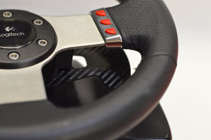 Carbon Fiber Glossy Wheel Paddles for Logitech G25 G27 G29 OE replacement