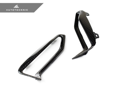 AutoTecknic Dry Carbon Front Bumper Grille Trim Set - BMW G20 M340i M-Sport Pre-LCI