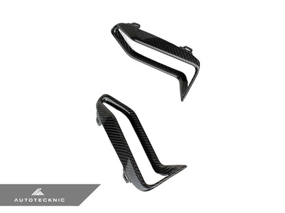 AutoTecknic Dry Carbon Front Bumper Grille Trim Set - BMW G20 M340i M-Sport Pre-LCI