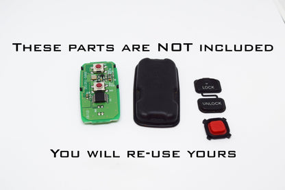 YMD5 - 3 Button on Front Remote Shell Kit