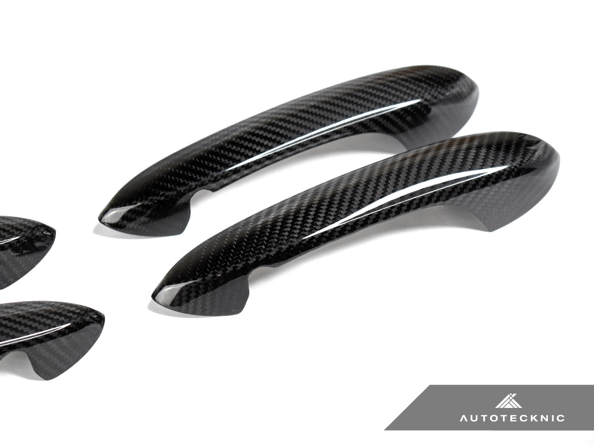 AutoTecknic Dry Carbon Door Handle Trim Set - BMW G82 M4 Coupe | G83 M4 Convertible