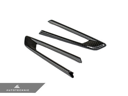 AutoTecknic Dry Carbon Fiber Fender Trim - BMW F9X M8