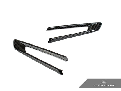 AutoTecknic Dry Carbon Fiber Fender Trim - BMW F9X M8