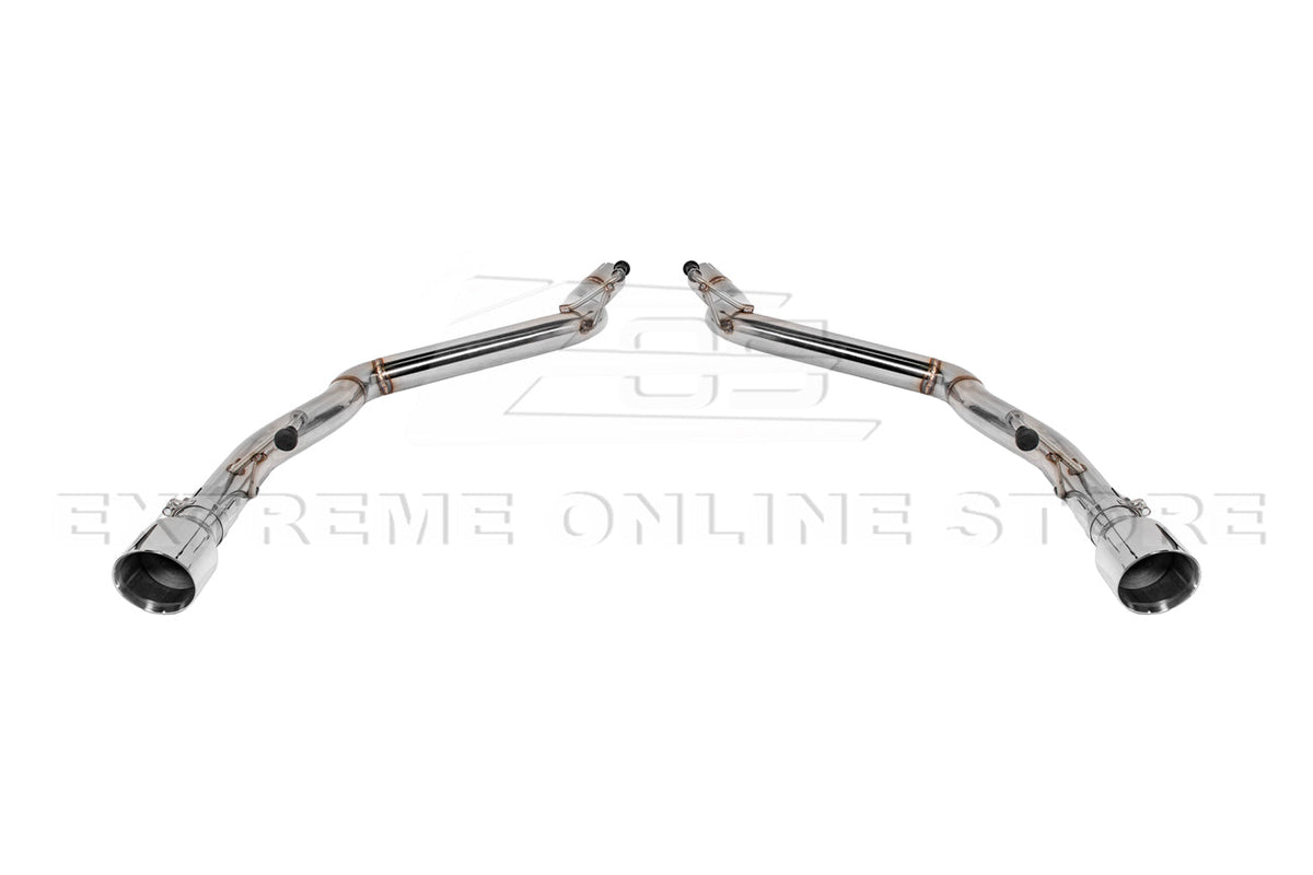 2024-Present Ford Mustang GT Muffler Delete Axle Back Dual Tips Exhaust