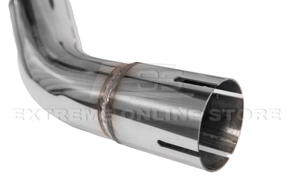 2024-Present Ford Mustang GT Muffler Delete Axle Back Dual Burnt Tips Exhaust