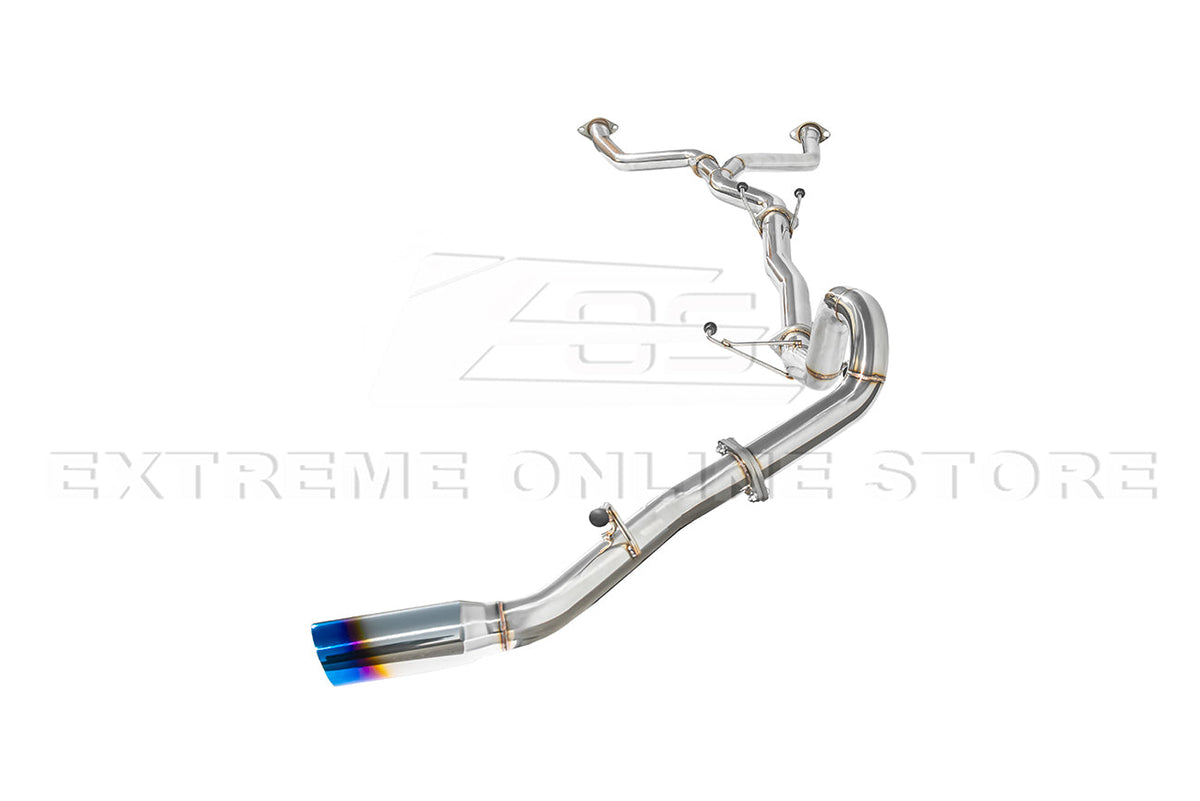 2022-Present Toyota Tundra Cat Back Burnt Tip Exhaust
