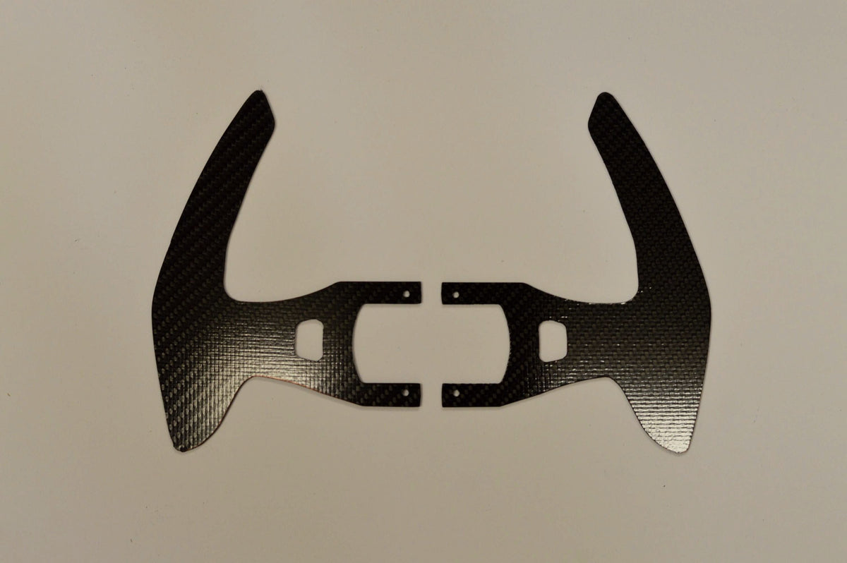 Real Carbon Fiber Farrari 458 styled Glossy Wheel Paddle Logitech G25/27/29 replacement