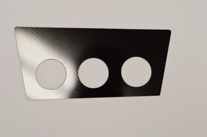 MW E30 CARBON FIBER (1984-1991) Gauge Pods Holder By Ash Tray Fits 3 52mm gauge