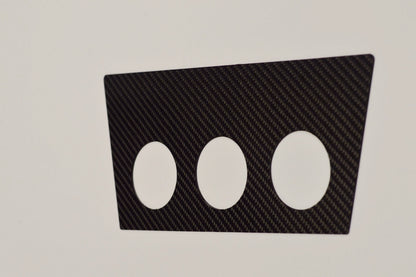 MW E30 CARBON FIBER (1984-1991) Gauge Pods Holder By Ash Tray Fits 3 52mm gauge