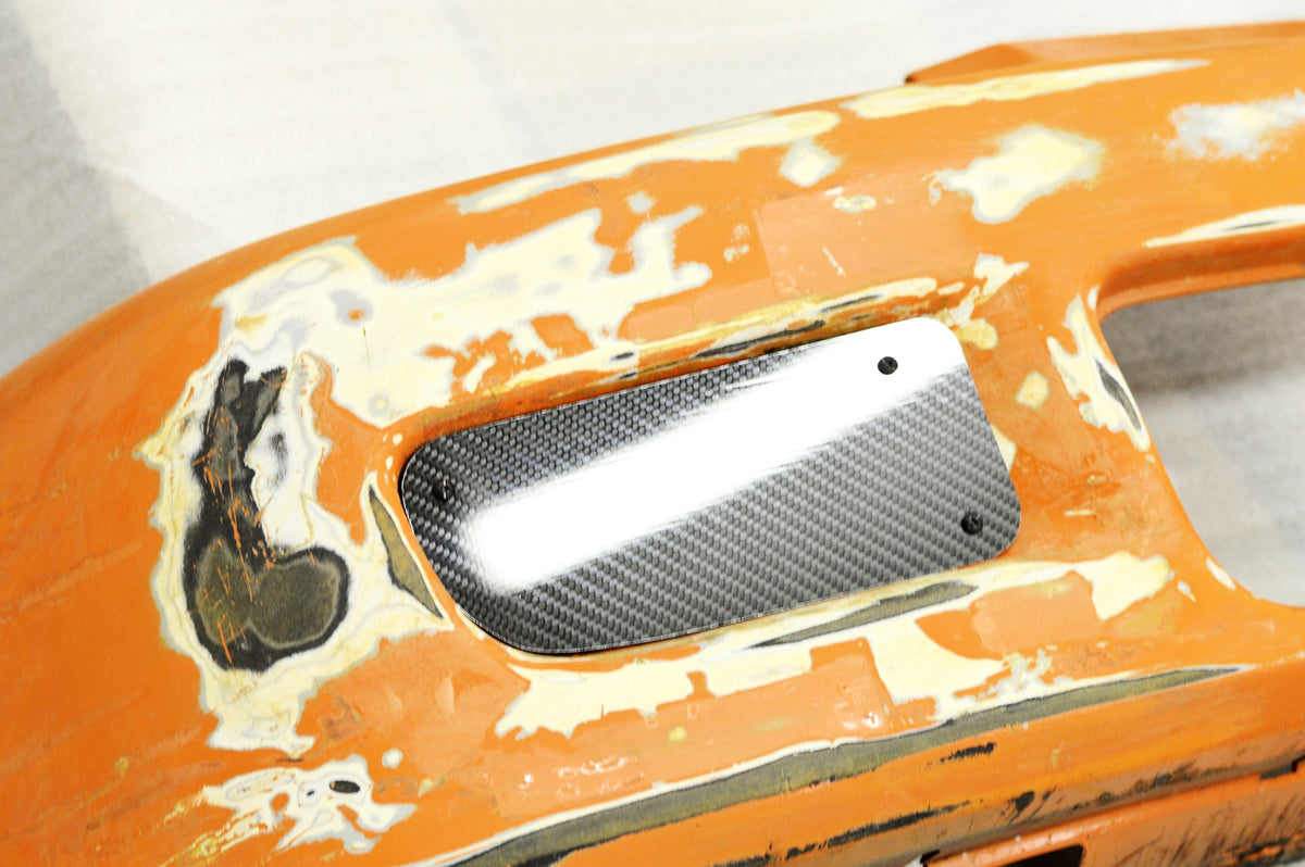 CARBON FIBER Honda Civic EG EG6 Front Bumper JDM Air Duct DELETE PANEL for 92-95 Honda Civic