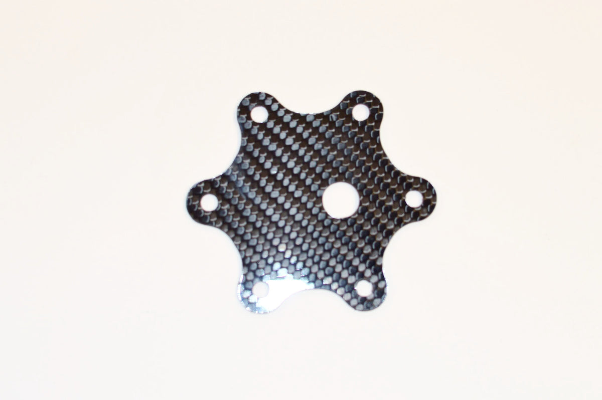 CARBON FIBER Riveted NRG SPARCO Glossy Steering Wheel Horn Cover Plate W/Button